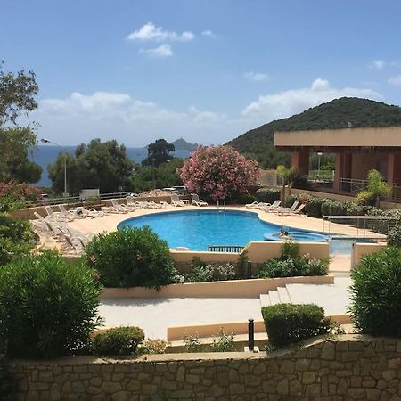 F2 Vue Mer Dans Residence Avec Piscine อฌักซิโอ้ ภายนอก รูปภาพ