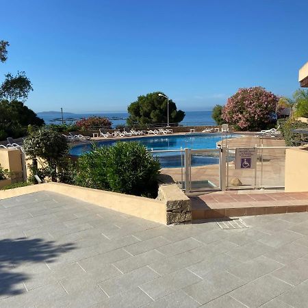 F2 Vue Mer Dans Residence Avec Piscine อฌักซิโอ้ ภายนอก รูปภาพ