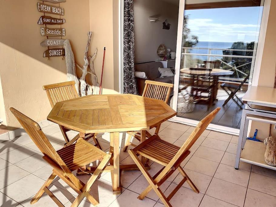 F2 Vue Mer Dans Residence Avec Piscine อฌักซิโอ้ ภายนอก รูปภาพ