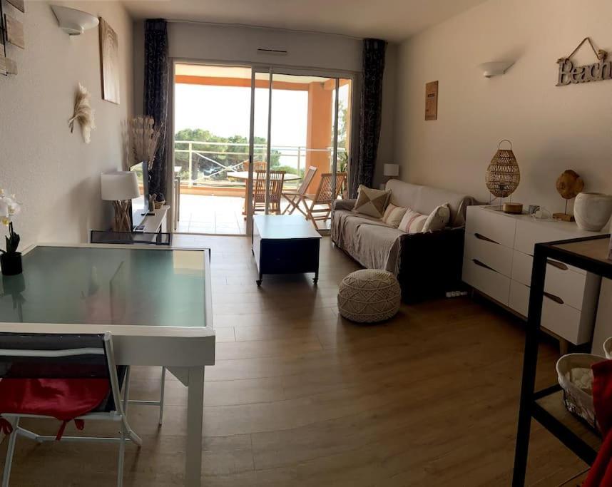 F2 Vue Mer Dans Residence Avec Piscine อฌักซิโอ้ ภายนอก รูปภาพ
